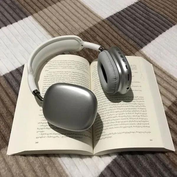 P9 Wireless Bluetooth Headphones – Ultra-Light, All-Day Comfort, Bluetooth 5.3 (White)