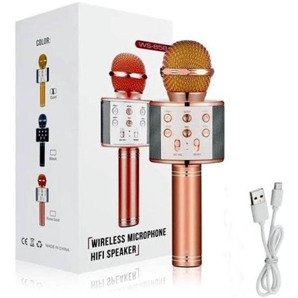 Wireless Mic With Speaker Bluetooth