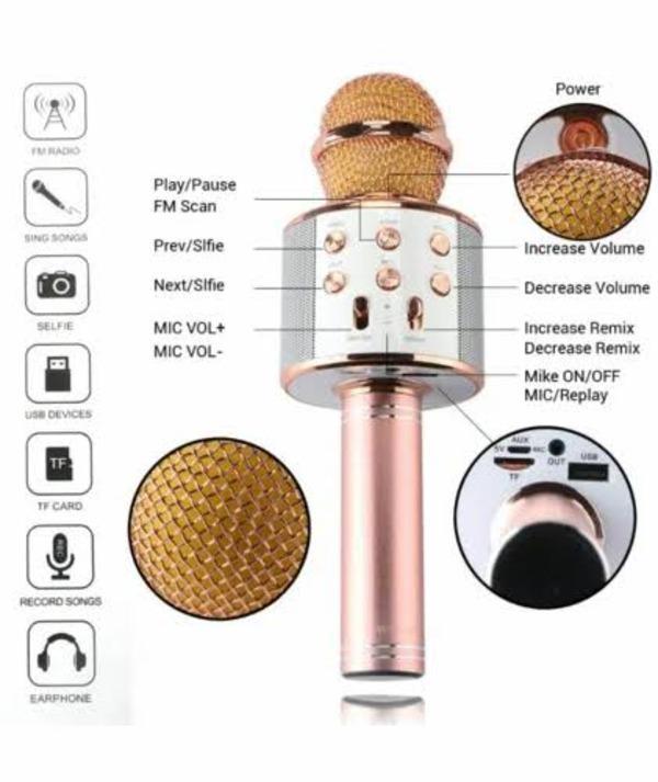 Wireless Mic With Speaker Bluetooth