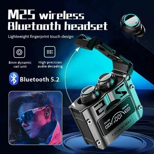 M25 Bluetooth 5.3 Earbuds with Long_Lesting Battery
