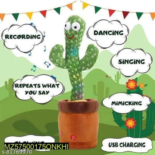Dancing Cactus Plush Toy for kids